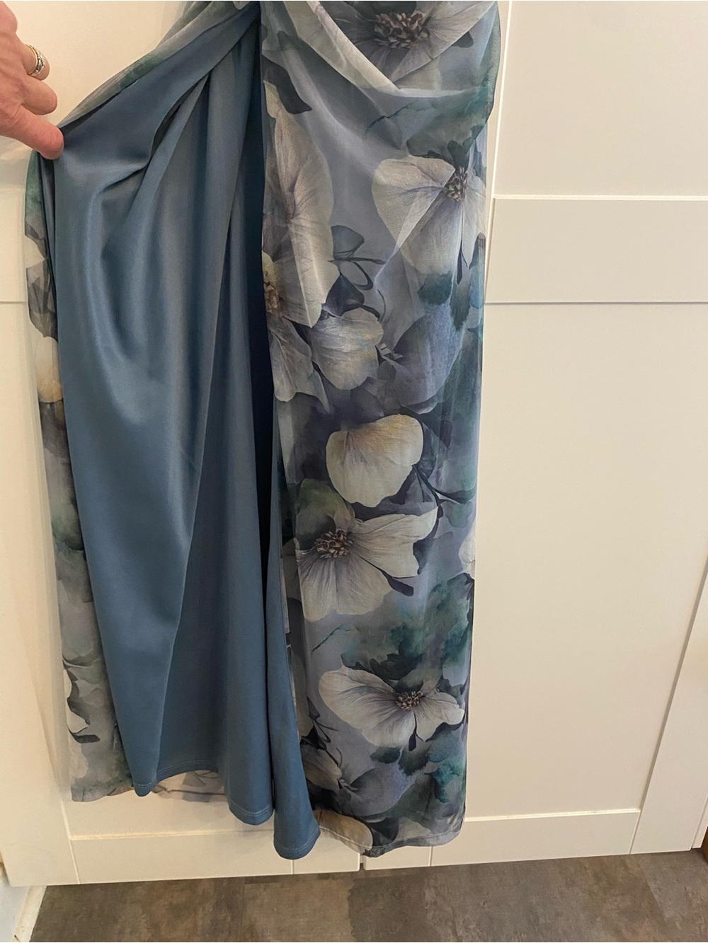 Floral V-Neck Spaghetti Strap Maxi Dress - Picture 5 of 10